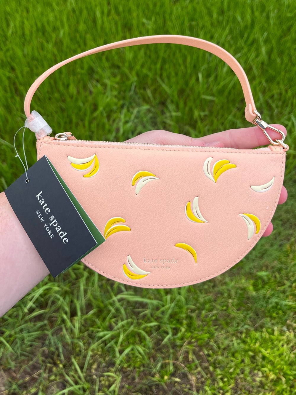 NWT Kate Spade Banana Wristlet/Mini Bag